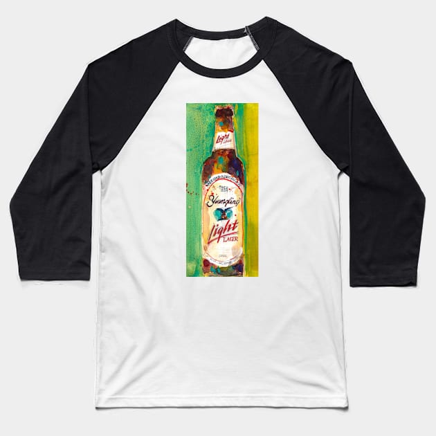 PA LIGHT  Beer Baseball T-Shirt by dfrdesign